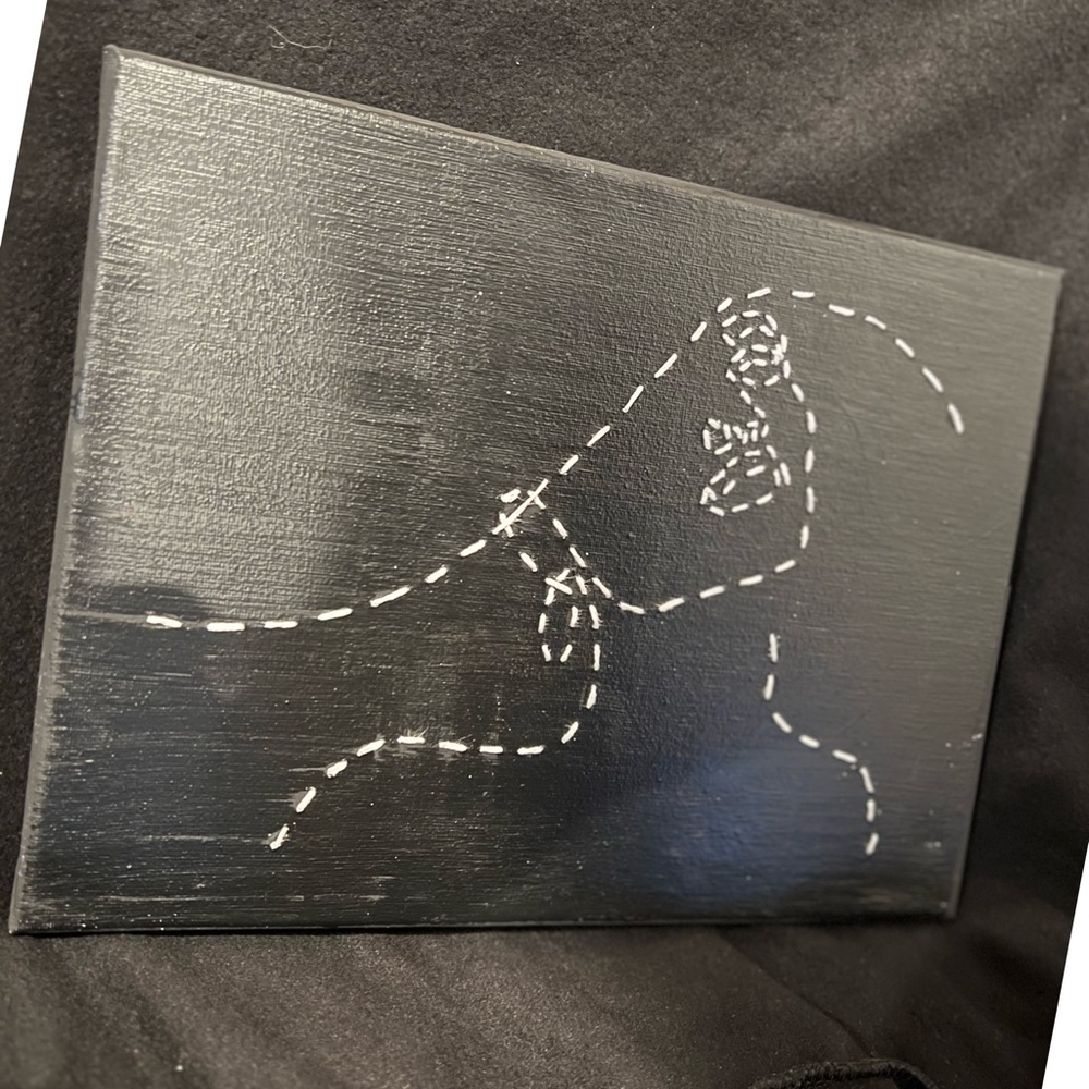 Embroidered Canvas - Picture 2 of 3